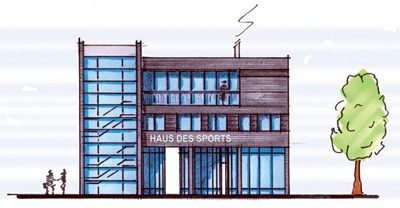 Wettbewerb Haus des Sports, Kamen